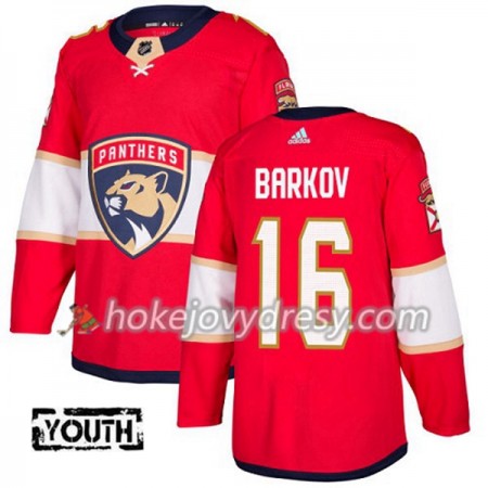 Dětské Hokejový Dres Florida Panthers Aleksander Barkov 16 Červená 2017-2018 Adidas Authentic